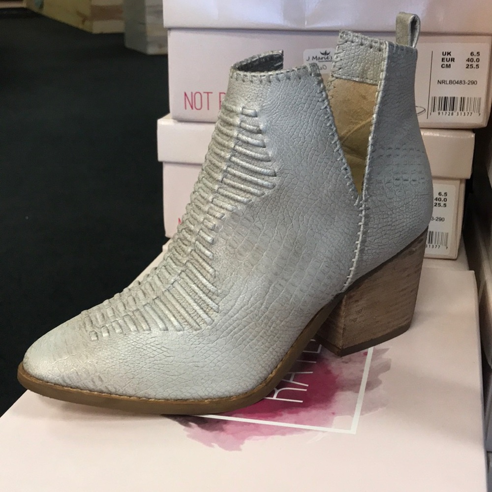 Not Rated Cream Booties